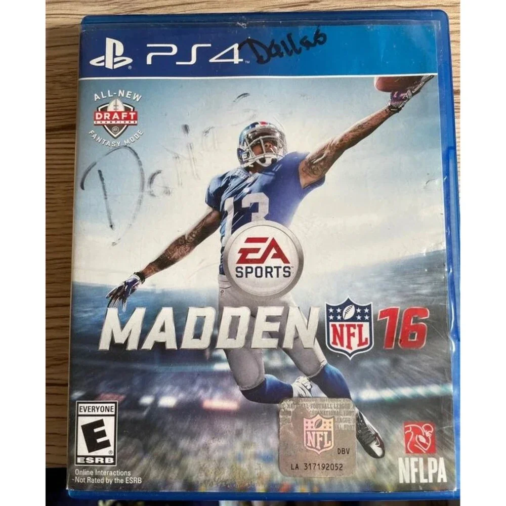 PlayStation PS4 Madden NFL 16 video game